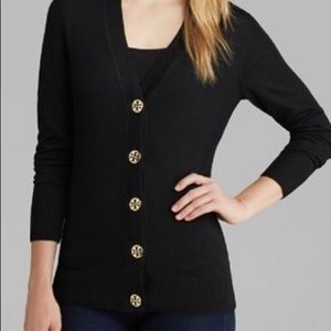 BLACK TORY BURCH CARDIGAN